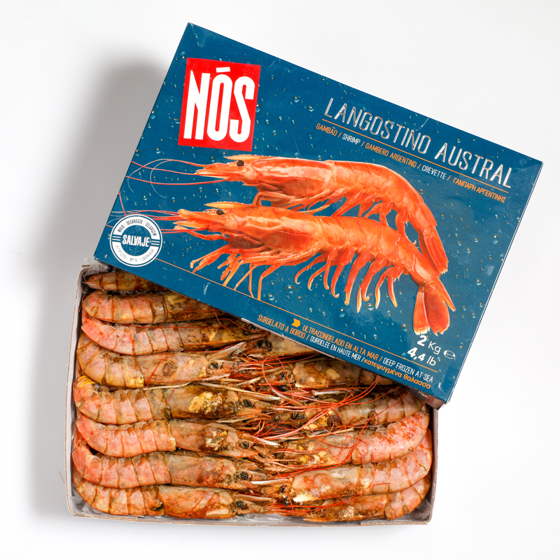 Langostinos enteros austral caja 2Kg