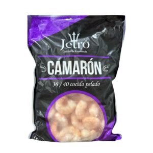 Camarones Cocidos Pelados 36/40 Jetro 1Kg