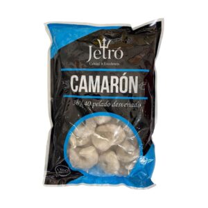 Camarón crudo Pelado desvenado 36/40 Jetro 1Kg