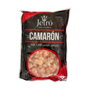 Camarones Cocidos Pelados 100/200 Jetro 1Kg